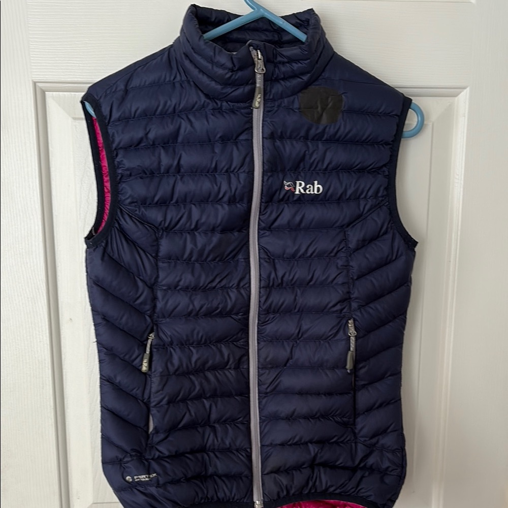 RAB microlight navy down vest